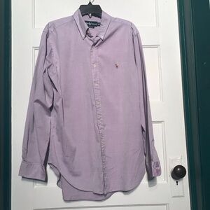 Ralph Lauren Purple Casual Button Down Shirt